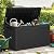 YITAHOME 80 Gallon Outdoor Storage Box, Large Water Resistant Resin Deck Box, Indoor Outdoor Lockable Rattan Storage Container for Patio, Garden, Cushions, Tools, Equipment (Black)