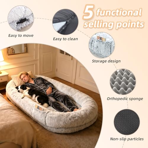 Save $40 on a Large Orthopedic Dog Bed for Humans and Pets - Image 2