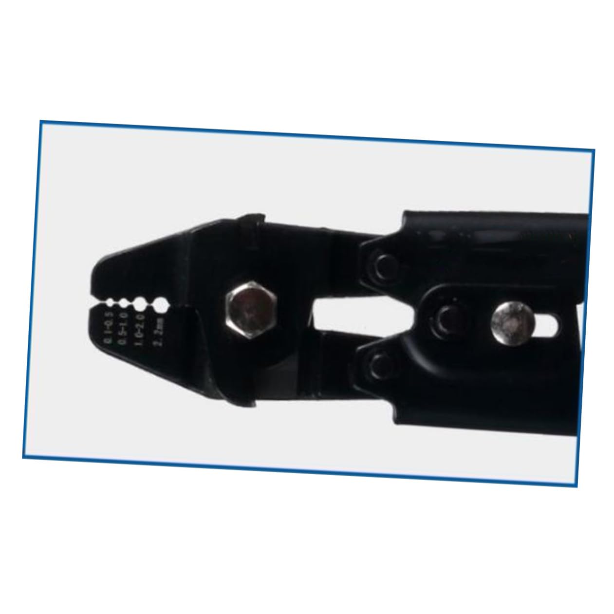 Ipetboom Pinza Crimpatrice per Funi con Tubo Manicotto in Alluminio, Strumento per Crimpare Cavi in Acciaio al Carbonio con Impugnatura Antiscivolo Pvc e Blocco di Sicurezza, Set con 180