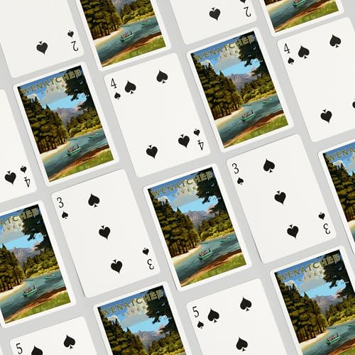 Baraja Poker 52 Cartas River Rafting Series Wenatchee miniatura 4