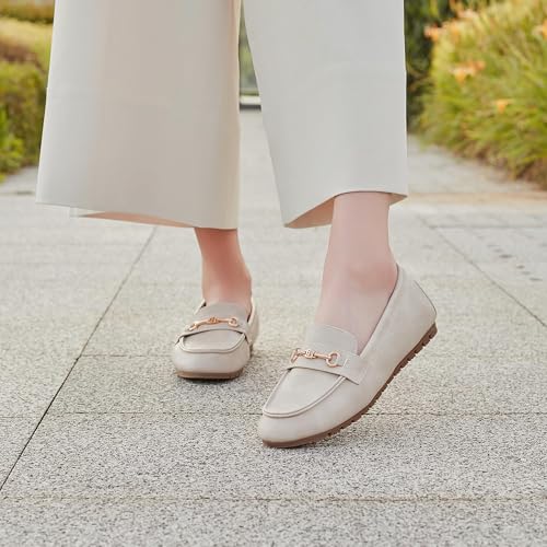 BGSTGUDS Women's Wide Loafers Shoes Cute Dressy Shoes Ladies Comfort Slip Ons Work Shoes - Image 3