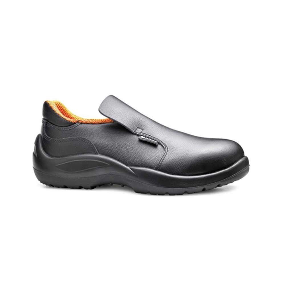 Base Protection Cloro N Scarpa Antinfortunistica, da Uomo e Donna, Nero/Arancione, Taglie