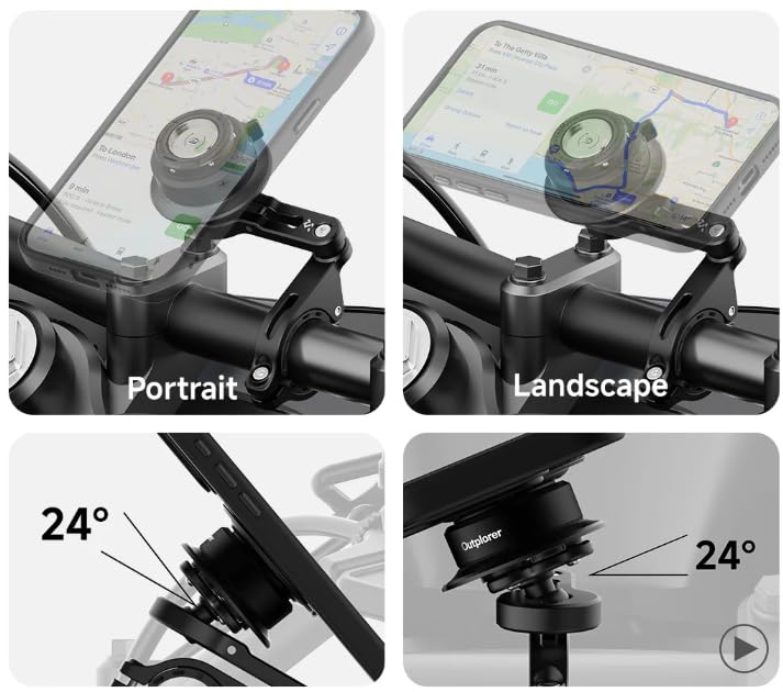 Amazon.co.jp: OUTPLORER スマートフォンマウント「グリップゴー