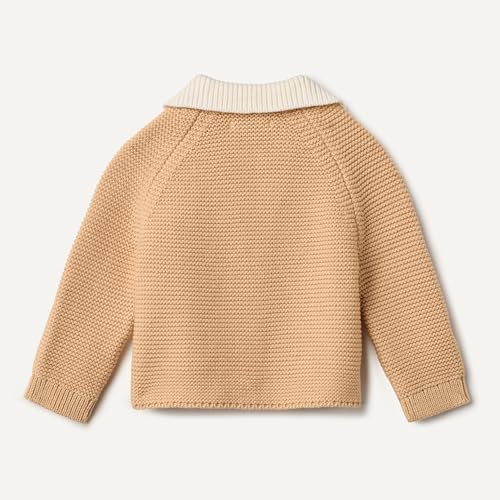 Image of Amazon Essentials x Sofia Grainge Unisex Toddlers and Babies' Peter Pan Collar Sweater Jacket