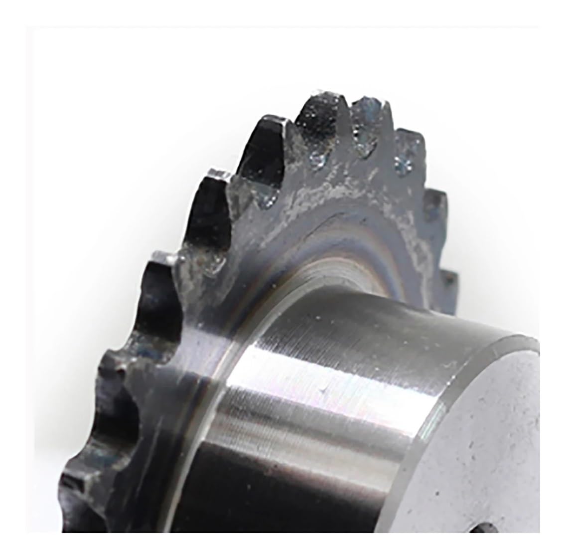 Piñón para cadena de rodillos dentada, Piñón de cadena rodillos 46-60 dientes 25H 04C Precisión 2 puntos 45 Acero 10-15 mm diámetro(60 Teeth,12mm)
