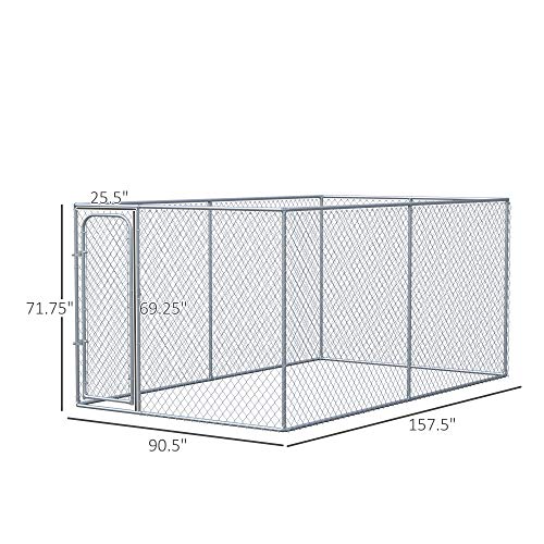 PawHut Dog Playpen for Small Dogs & Medium Dogs with 99 Sq. Ft, Outdoor Playpen Dog Exercise Pen with Anti-Jumping… - Image 4