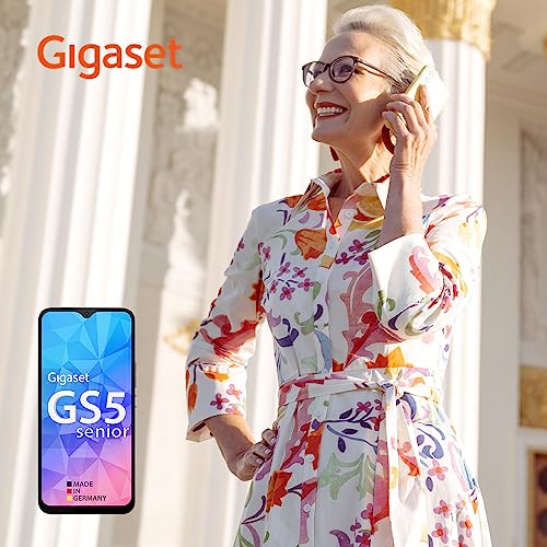 Gigaset GS5 Senior Smartphone - Användarvänlig med SOS-funktion