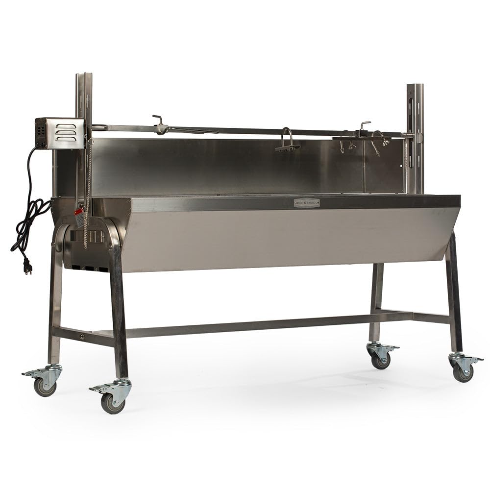 Amazon.com : Ash & Ember 13W Stainless Steel BBQ Rotisserie