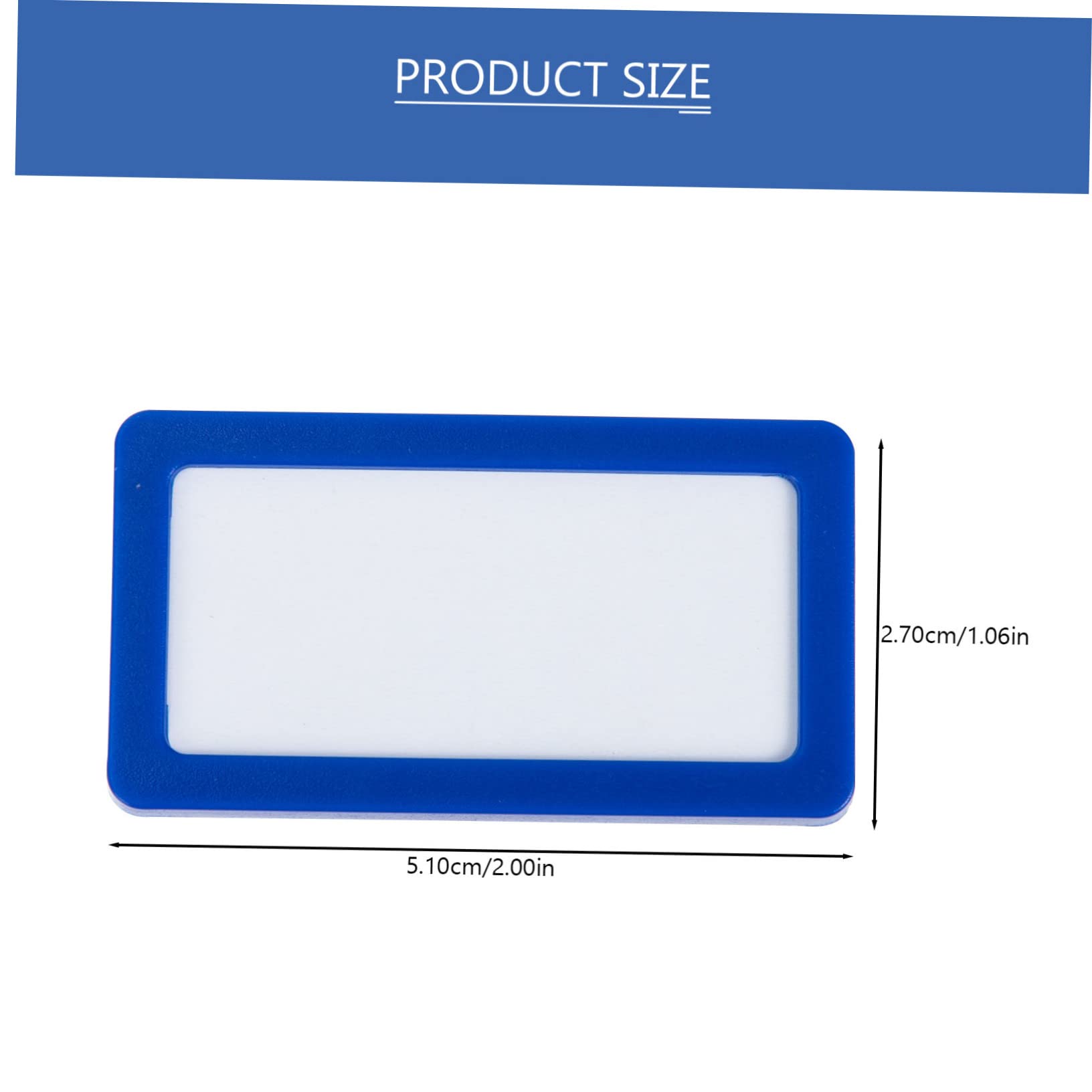 DOITOOL 5 Set Etichette Magnetiche Supporto Magnetico Resistente Per Lavagne Scaffali E Armadi Facile Usare E Rimuovere Per Organizzazione Ufficio E Scuola 10 Pezzi * 5