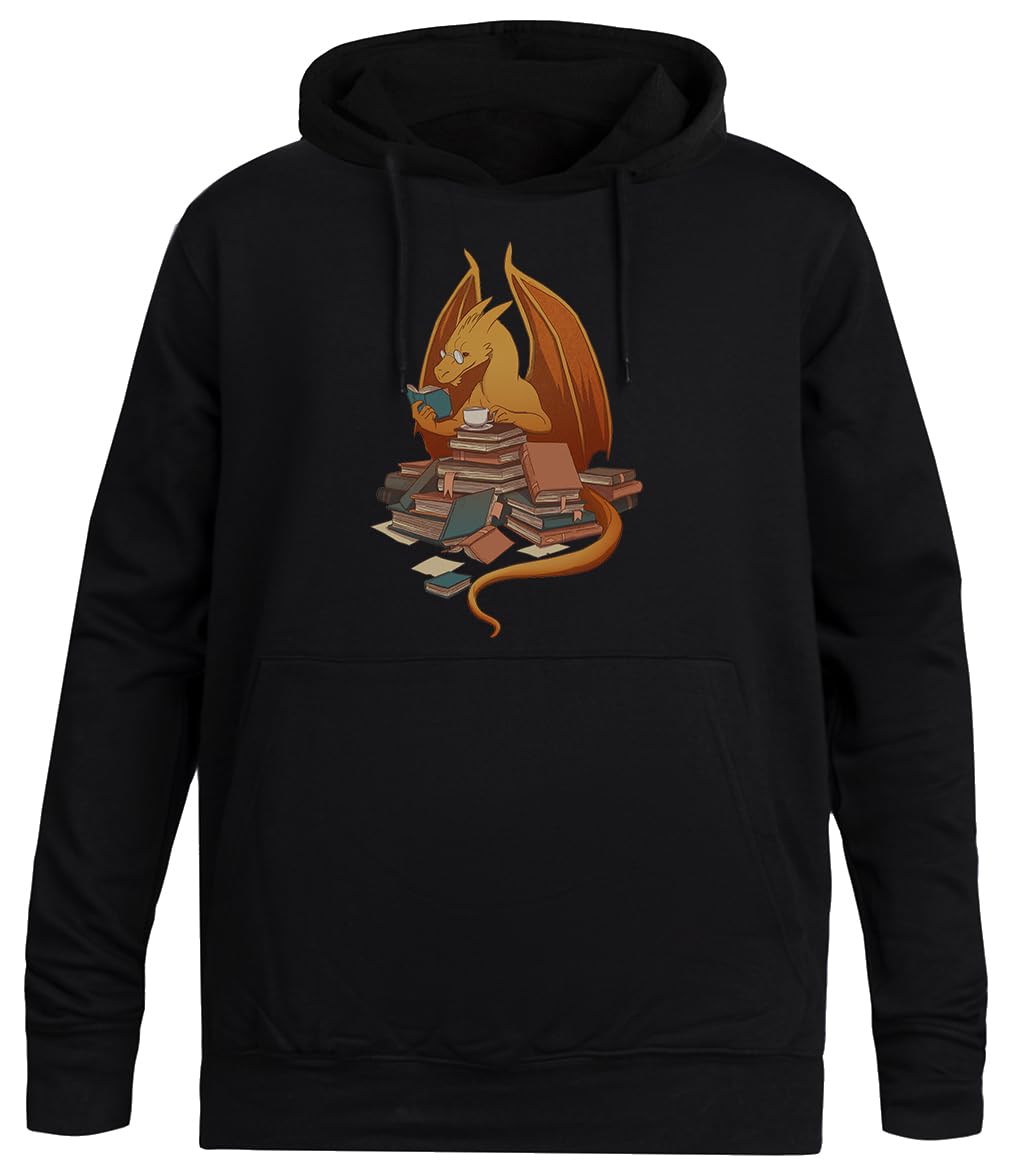 Horda Bibliotekarzy Czarna Bluza Unisex Bez Płci Unisex Black Hoodie Men Women