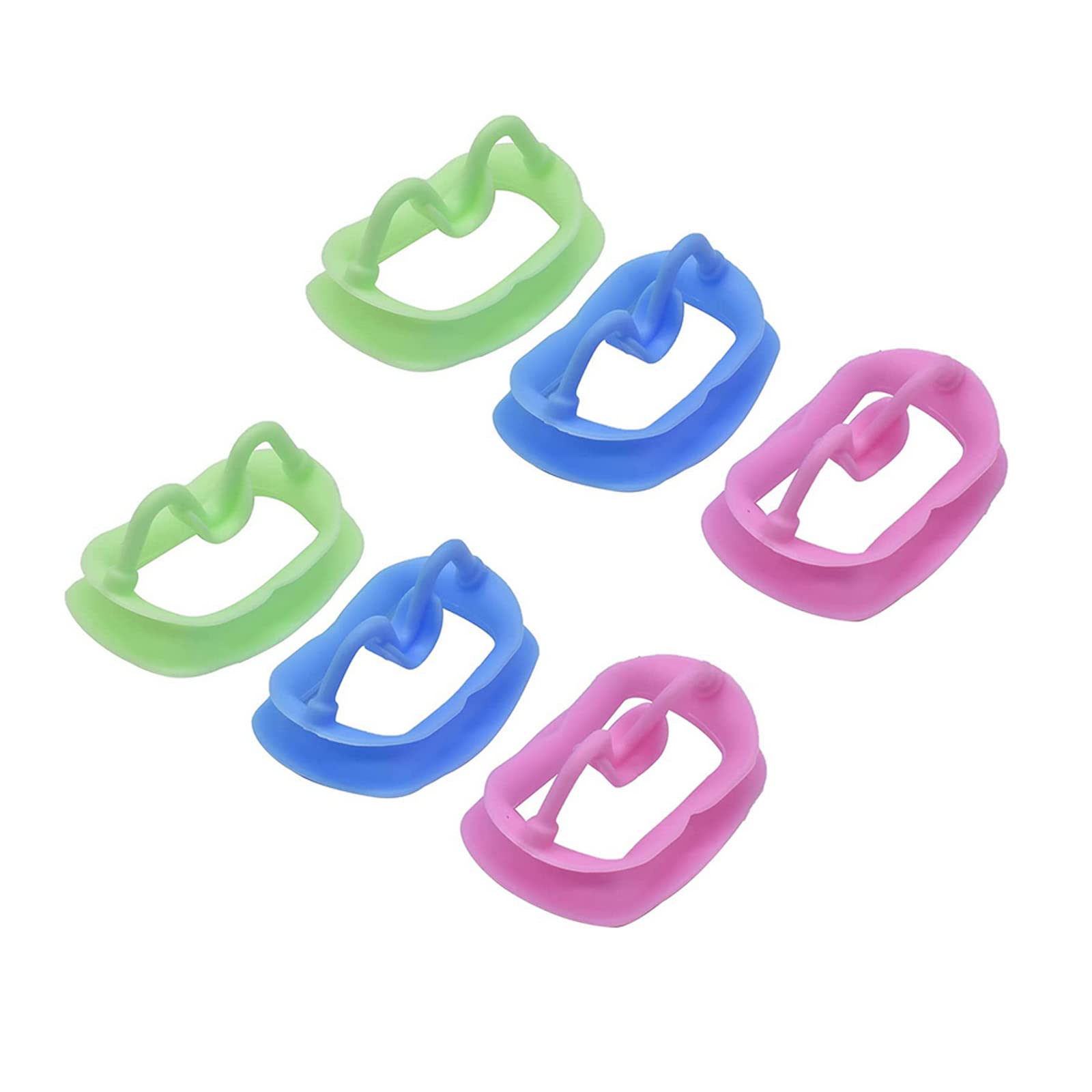 Sponsored Ad – 6 Pcs Silicone Mouth Openers, Reusable, Flexible, and Portable Dental Cheek Retractors for Teeth Whitening, Oral Inspection, and Fun Games