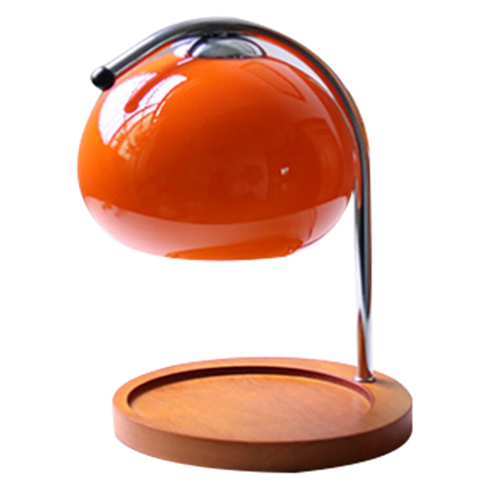 Tnfeeon Aromakerzen-Schmelzlampe, Dimmbare Holz-Metall-Glas-Einstellbare Kerzenwärmer-Lampe für Schlafzimmer (Dimmschalter)