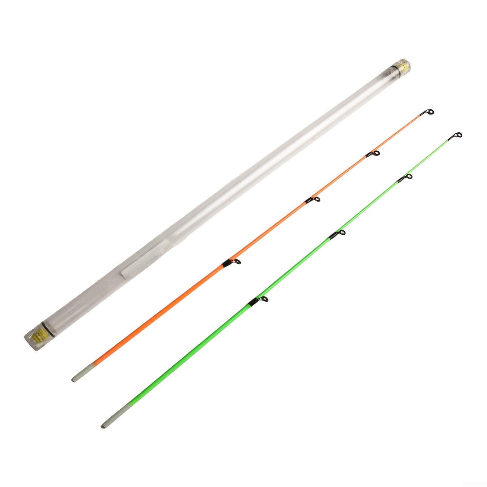 Yhenlovtt Punta de caña de carbono, punta de caña de pescar reemplazable, caña de pescar de fibra de vidrio con punta superior para carpas M/L/H 50-120 g para varios entornos de pesca