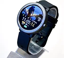 Smartwatch Flare, GPS Multissatélite, Resistente à Água 5ATM, IP69k, 170+ Modos Esportivos, Cor Preto e Dourado (preto)