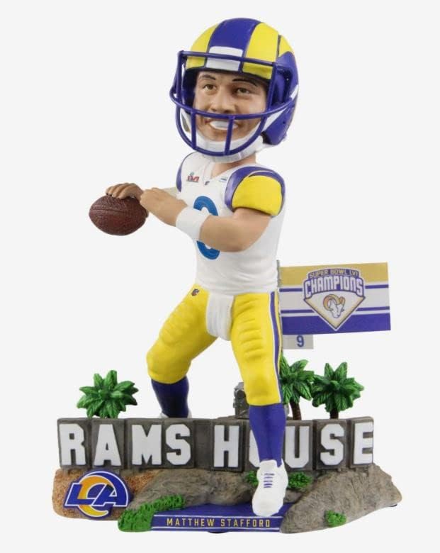 Matthew Stafford (Los Angeles Rams) Rams House Bobblehead LE #322