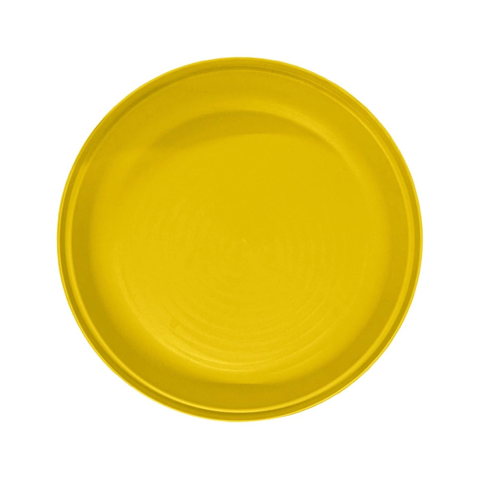 ORGANIZED Large 70cm Round Plastic Tuff Tray, Heavy Duty Mixing Tray for Cement, Paint, Resin, DIY, Gardening, Arts & Multi-Purpose BPA-Free (Yellow)