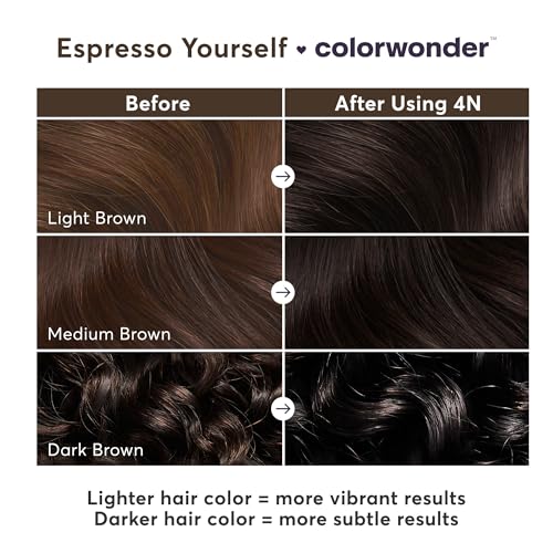 Image of Madison Reed ColorWonder Demi-Permanent Hair Color Kit - 4N Darkest Brown (Espresso Yourself) | Blends Up to 25% Gray, Lasts 25 Washes, Ammonia-Free