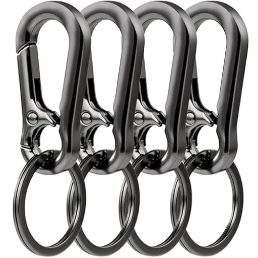 KMKANPO 4 Piezas mosqueton Llavero, Llaveros con mosquetón, Gancho Llavero para Hombres y Mujeres | Ya disponible en tu tienda friki favorita! En mundofriki.es!