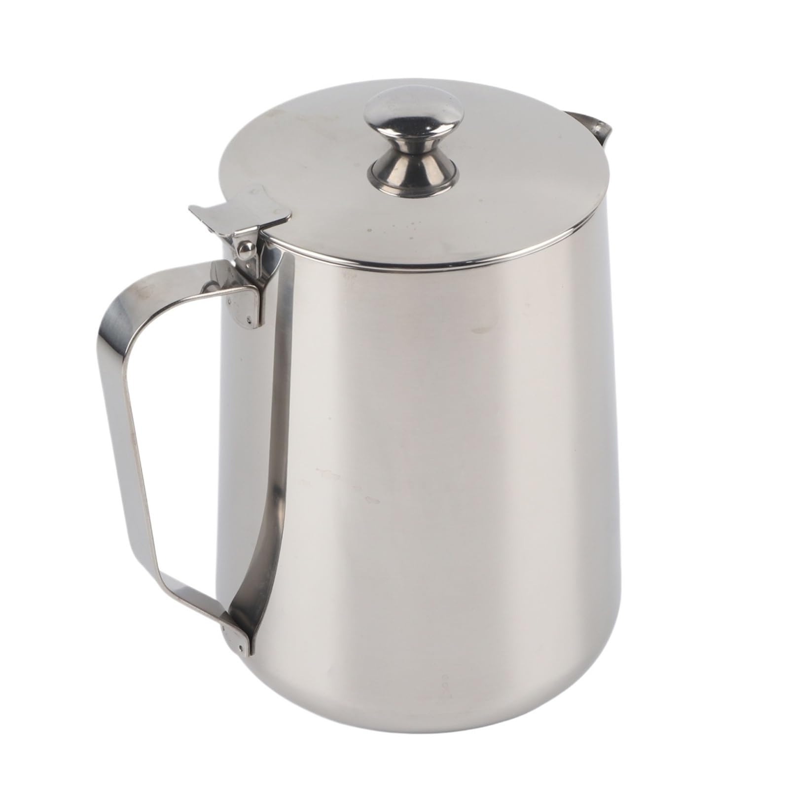 Jarra for espumar leche, taza de café acero inoxidable, jarra con tapa for Latte Art(350ml)