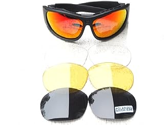 GALAXYLENSE Windrainproof Cycling Fishing Golfing Sport Camping Sunglasses - Men & Women Glasses -100% UVab Protection With 3 Color Lenses - GALAXYLENSE