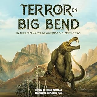 Diseño de la portada del título Terror en Big Bend