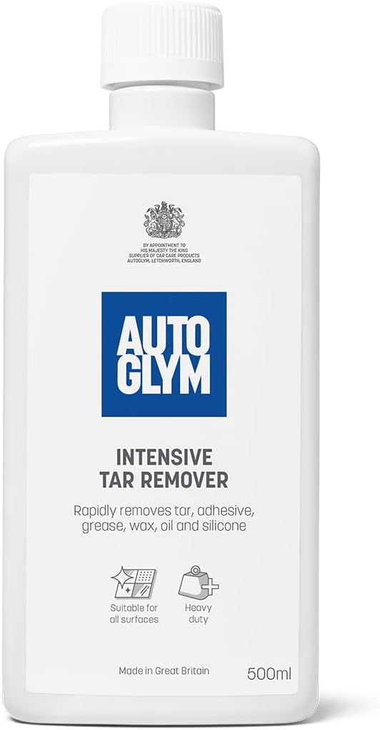 Intensive Tar Remover, 500ml - Tar Remover Car Care Cleaner Removes Sticky Substances from Car Paintwork and Surfaces, Including Tar Spots, Glue Residue, Pen Marks, Oil and Fuel Stains