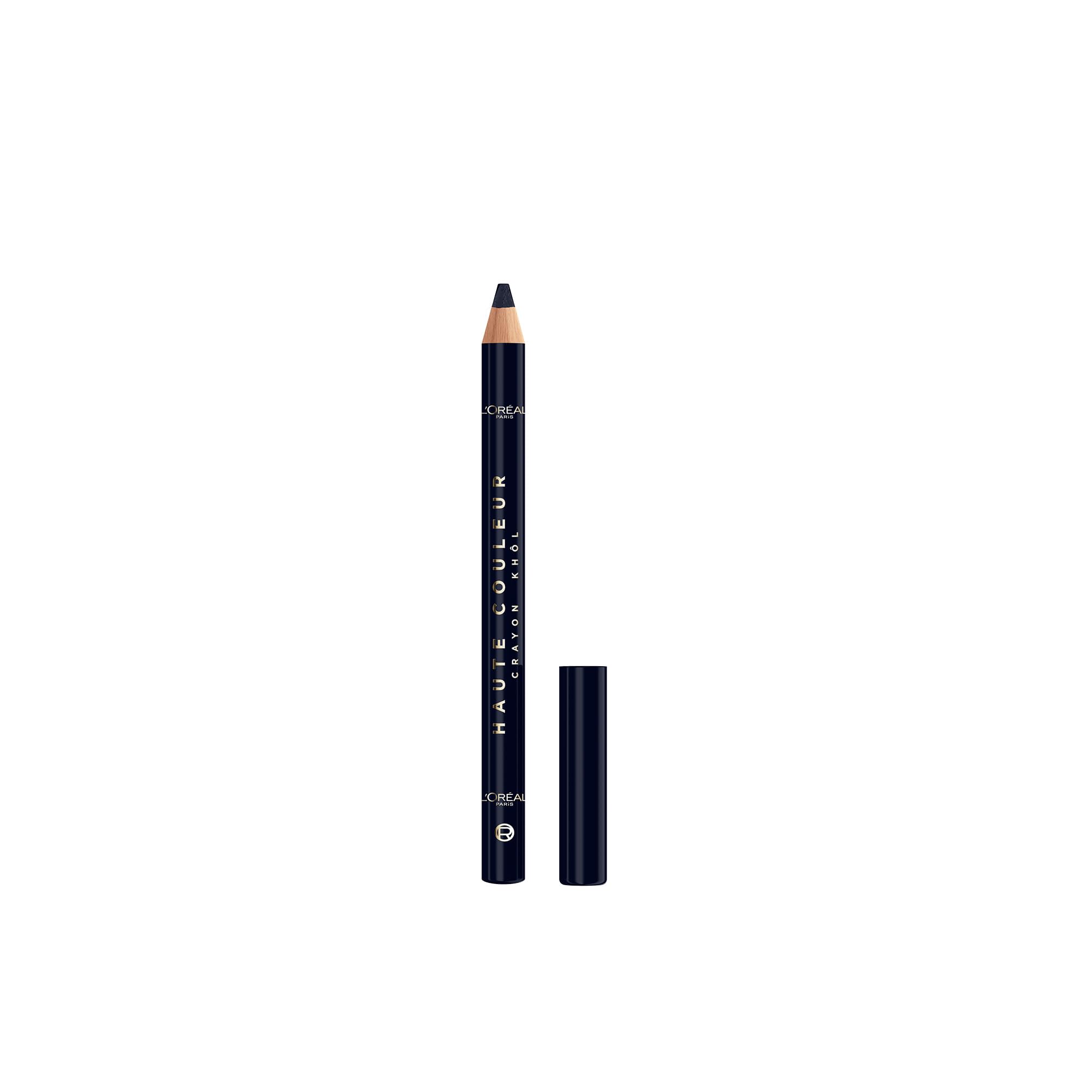 L'Oréal Paris Haute Couleur Khol Eyeliner, Creamy, Blendable & Versatile, Intense Colour, Seamless & Effortless Glide, All-Day Comfort, Shade: Blue Suede