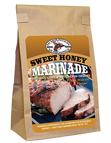 Hi Mountain Seasonings - Sweet Honey Marinade - Simply add Oil and Vinegar to Create a Delicious Marinade