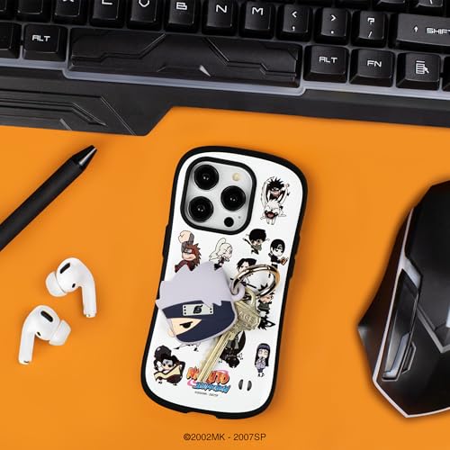Funda AirTag Naruto Kakashi iFace de silicona con mosquetón resistente 5