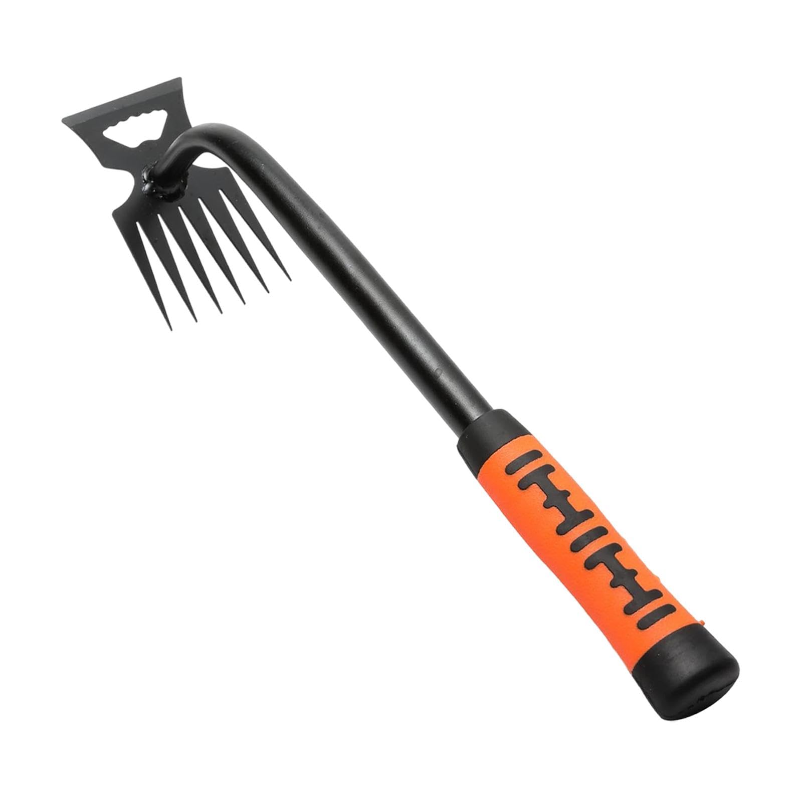 HEAVENGLOWHand Weeder Rustproof Lightweight Weeds Removal Tool for Lawn Farm Courtyard 6 Tooth-image-24