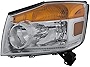 Evan Fischer Driver Side Headlight Compatible with 2008-2015 Nissan Armada - NI2502175
