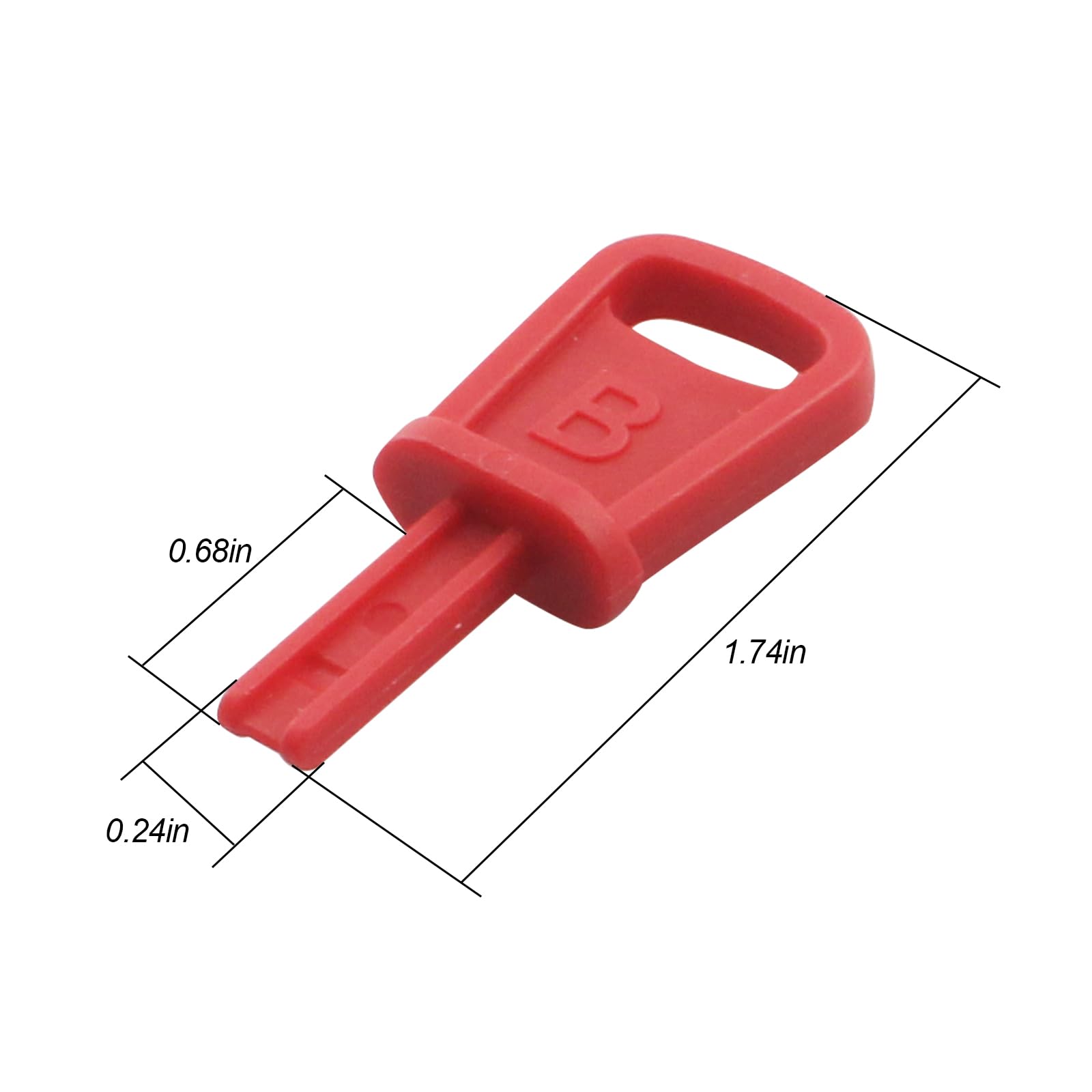 Screw Man 794696 Snow Blower Key (5 PCS) Fits for Briggs