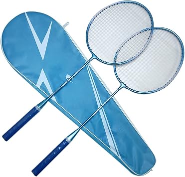 2pcs Badminton Rackets and Carrying Bag Set Badminton Racquet Set Indoor Outdoor Sports Accessory Badminton