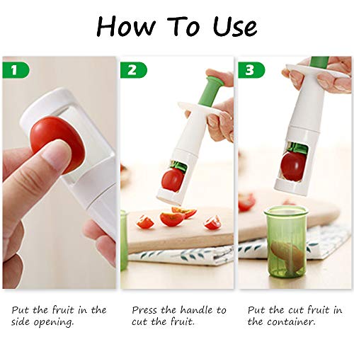Grape Cutter, Grape Slicer Fruit Slicer For Kids Party Kitchen Tool Accessories, Multifunctional Creative Cut Tools,Handy Fun Salad Gadgets
