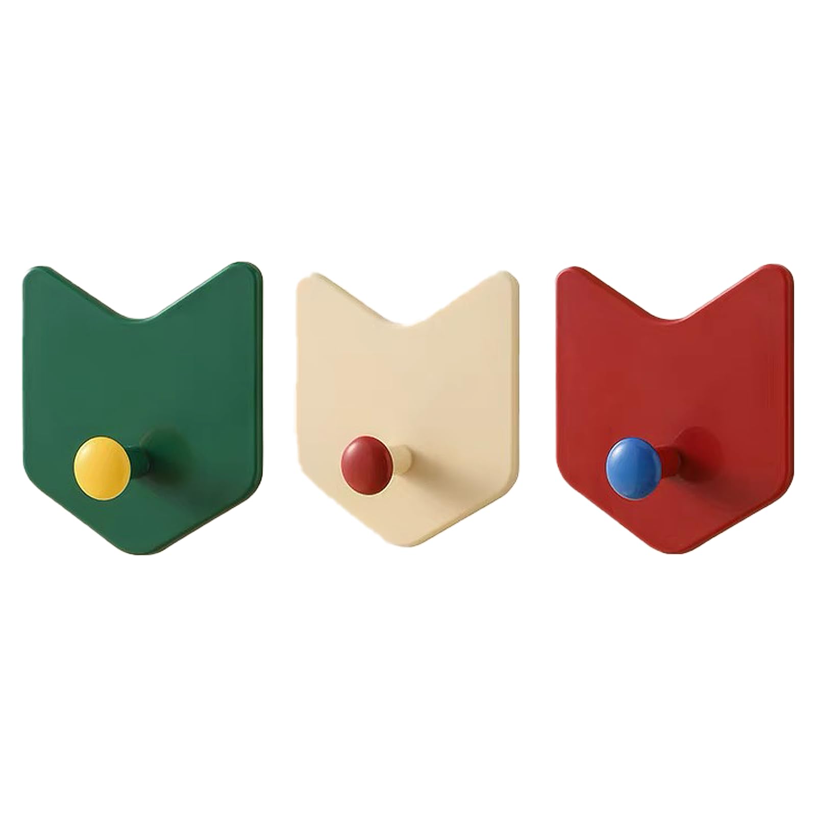 Paquete de 3 ganchos de pared adhesivos resistentes al agua, sin clavos, sin daños, ideales para el hogar, baño, cocina, oficina, decoración y organización de sala de estar
