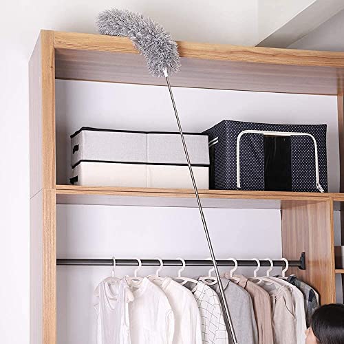 Image of REEAN BEATS Fan Cleaner Brush with Long Rod - 360 Microfiber Ceiling & Appliance Duster