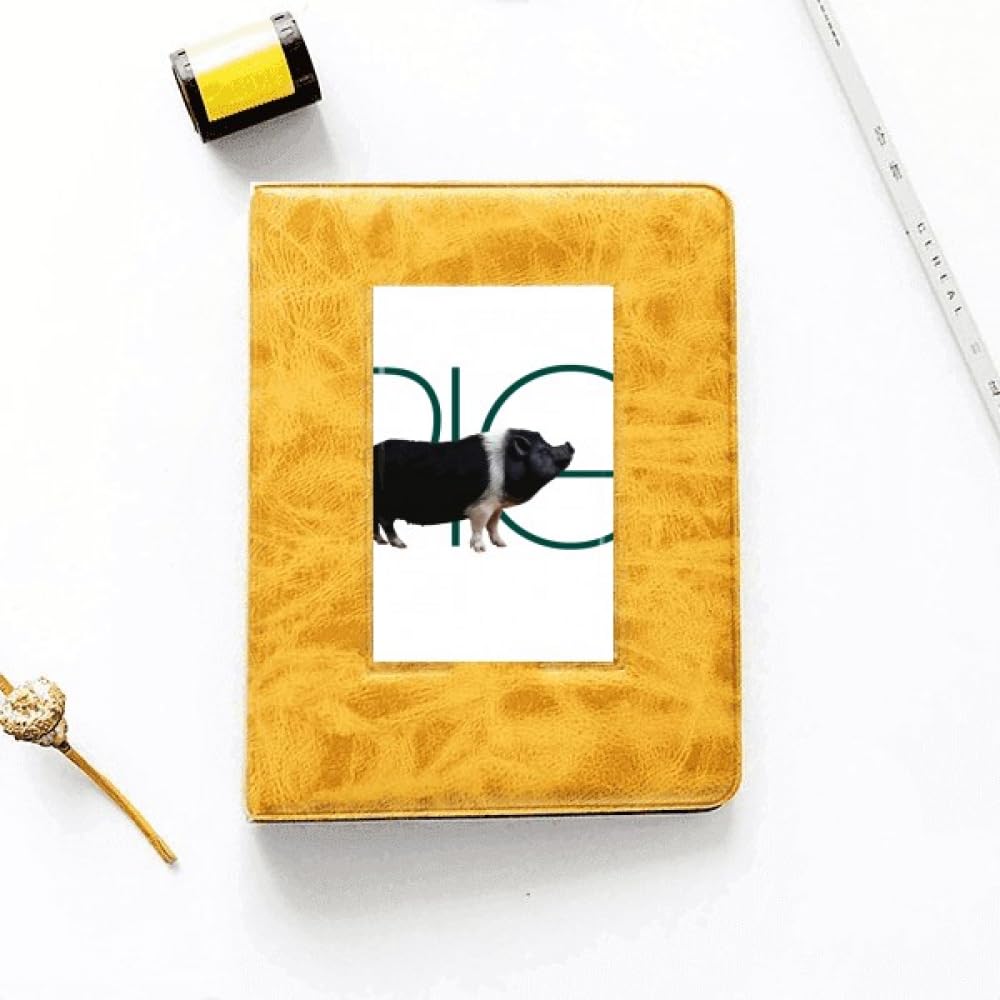 no/no Pig Line Black Hair Art Deco Fashion Photo Album Family Wedding Picture 4x6