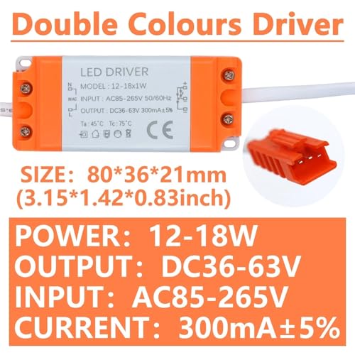 Transformateur LED 300 mA variable AC 85-265V 12-18W - 6