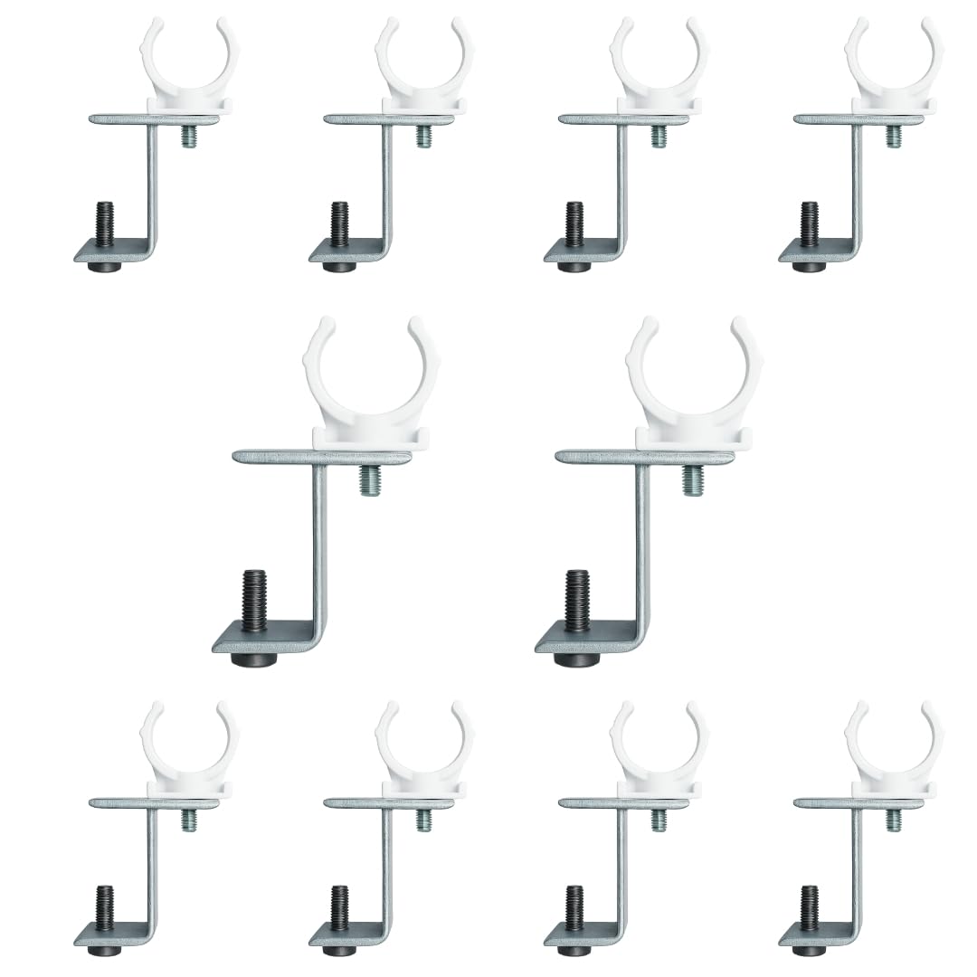 Solar Panel Pipe Support Clamp, L-Shaped Mounting Bracket, 1/2 Inch Adjustable Installation Hanger, 10-Pack-picture-11