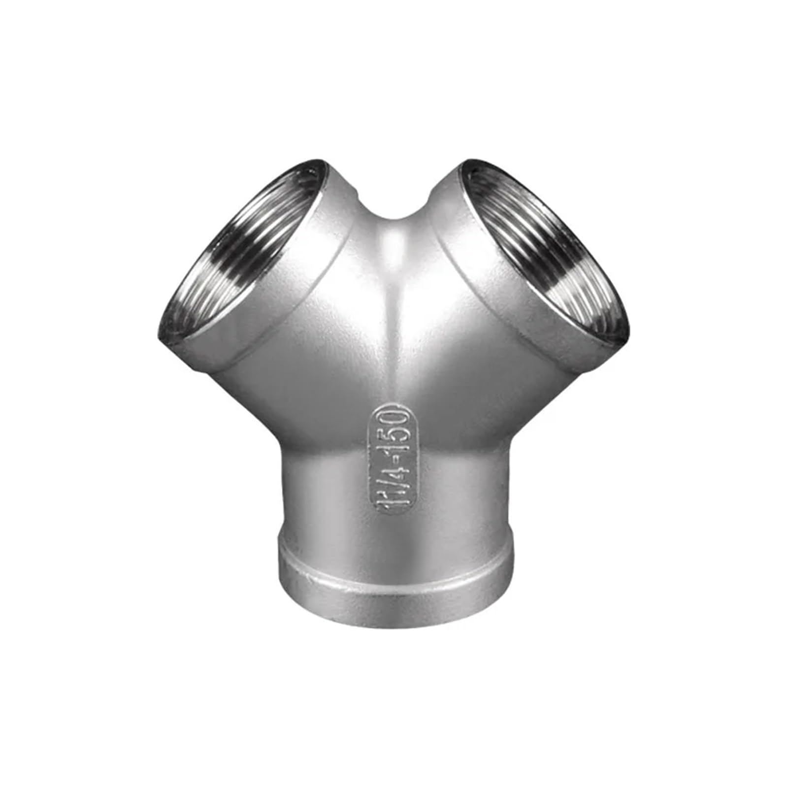 12 Uds 1/4 "3/8" 1/2 "3/4" 1 "1-1/4" 1-1/2 "BSP rosca macho hembra Y conector de montaje tubería acero inoxidable 304 tres vías tipo 3