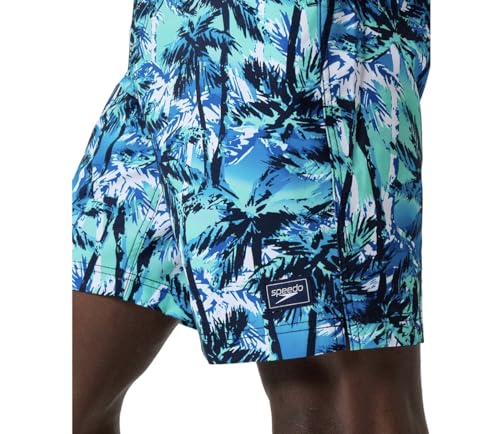 Speedo Men's Swim Trunk Knee Length Boardshort Bondi Printed - image 2