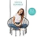 Best Choice Products Handwoven Cotton Macramé Hammock Hanging Chair Swing for Indoor & Outdoor Use w/Backrest, Fringe Tassels, 265 Pound Capacity - Gray