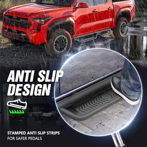 Estribos laterales tipo dos escalones para Toyota Tacoma 2024-2026 miniatura 5