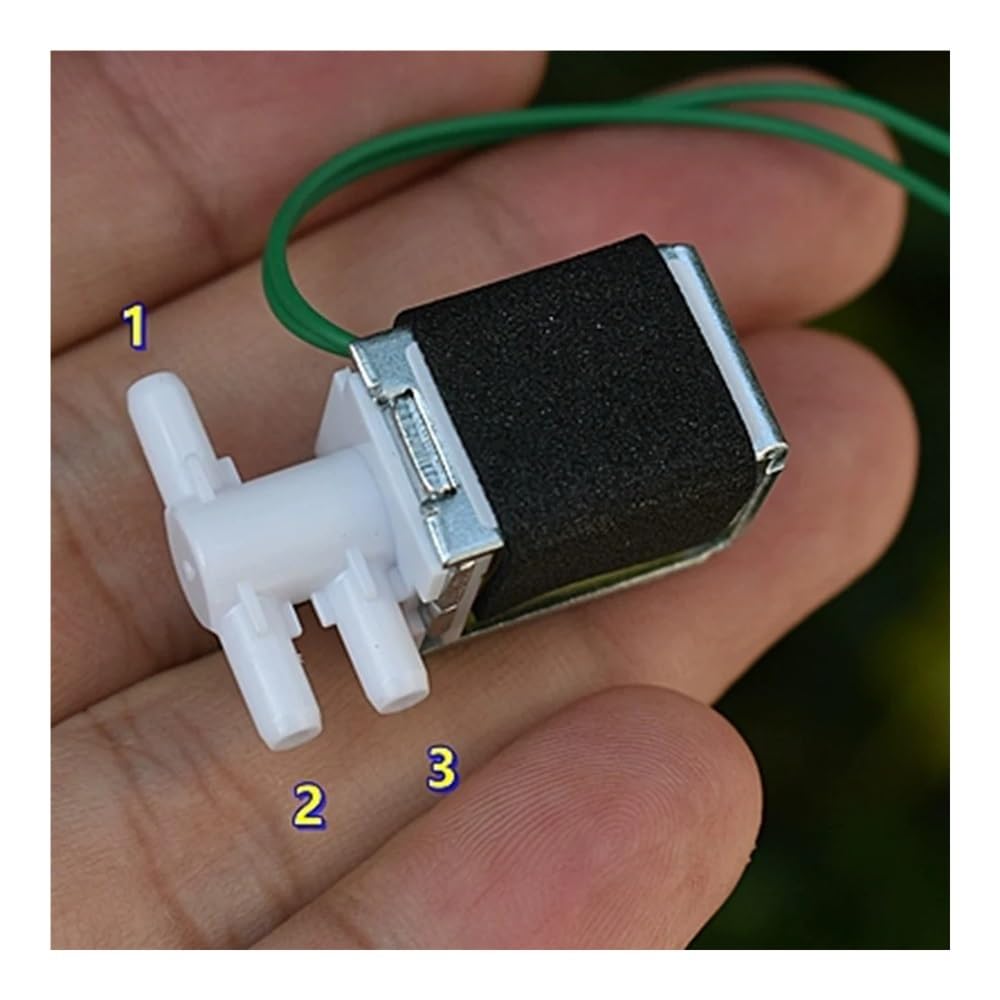 AARTERZZA DC 9V-12V 2-Position 3-Way Solenoid Valve N/O Normally Open Air Gas Electromagnetic