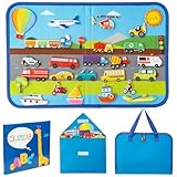 WATINC Travel Felt Board Story Set - 25PCS Portable Felt Board Educational Birthday Gift for Boys Girls...