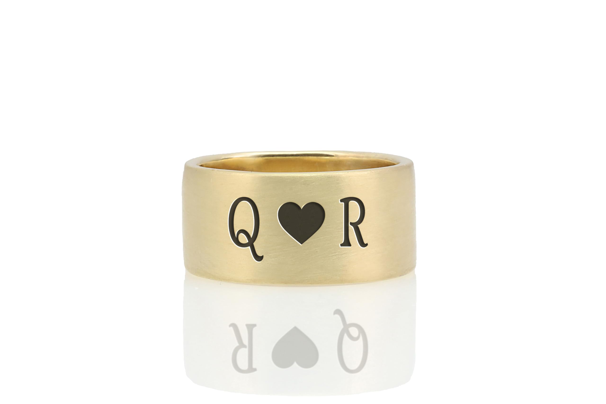 Anneau de mariage à initiales résistant pour remplacer les bagues ternes - 8