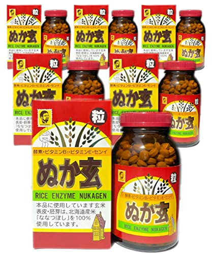 ぬか玄 粒 食べる米ぬか ビタミン ミネラル 食物繊維 健康フーズ 250mg×560粒 6個セット