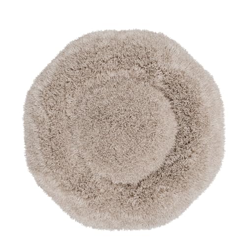 BENNO® Hundebett BALU Donutform, 50x50x16 cm, weiches Kuschelbett mit Polypropylen-Füllung, beige, waschbar, Rutschfester Boden, inkl. Kauknochen, Schlafplatz für Hunde