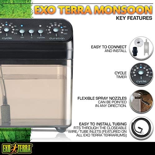 Exo Terra Pt2494 Monsoon Solo System 3 3 Lb Amazon Com Au Garden