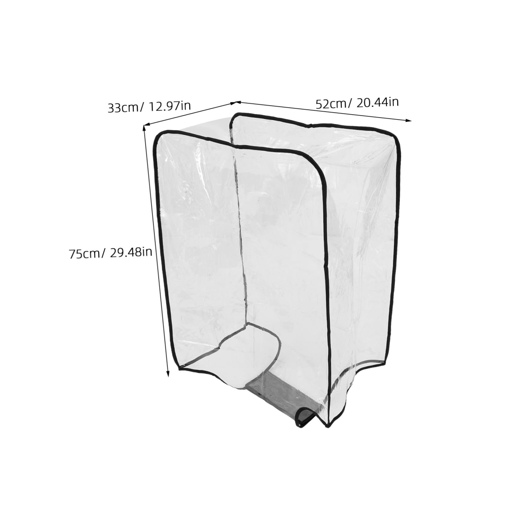 BESPORTBLE 2 pezzi Copri Valigia Trasparente in PVC per Valigia con Protezione Antigraffio Custodia Protettiva Adatta per Viaggi Outdoor e Antipolvere